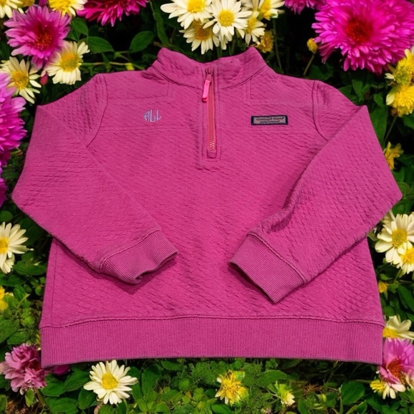 Vineyard Vines Barbie Pink Pullover Comfy Sweater Girl’s Size S (7-8) - Picture 1 of 9